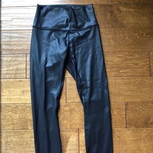 Limited edition shiny lululemon wunder under pants